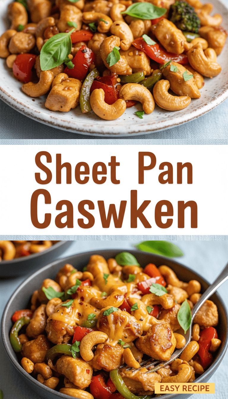 Easy Sheet Pan Cashew Chicken Recipe for Busy Weeknights – Recipes Lili