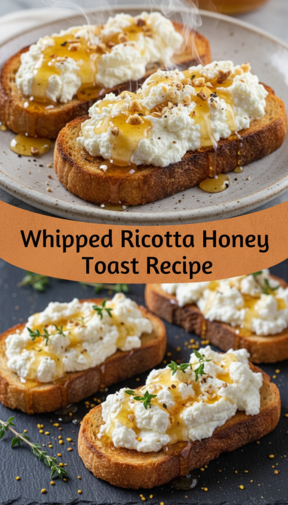 Whip Rocotta Toast Whipped Ricotta Honey Toast – Recipes Lili